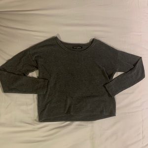 Brandy Melville Gray Long-sleeve Top
